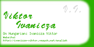 viktor ivanicza business card